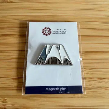 오사카 간사이 엑스포 엑스포 카타르 파빌리온 핀 배지
