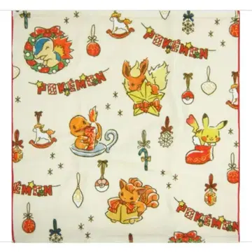 포켓몬 잇츠데모 불꽃 타입 크리스마스 워시 타월