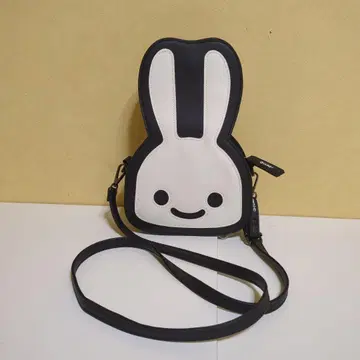 CUNE 토끼형 숄더백 블랙