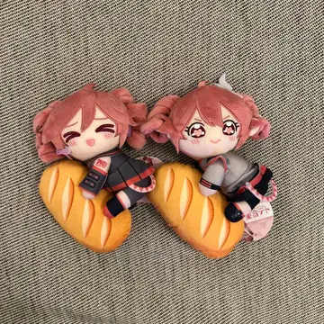 카사네테토 프랑스빵 봉제 인형 전 2종 컴플리트 세트