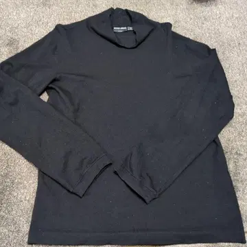 Giorgio Armani 블랙 터틀넥 스웨터 48/32