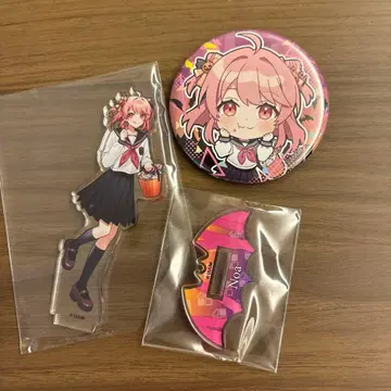 컬러풀 피치 세븐일레븐 한정판 아크릴 스탠드 캔뱃지 세트 판매 노아