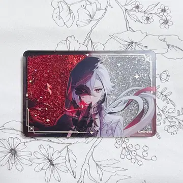 원신 글리터 아크릴 블록 아를레키노