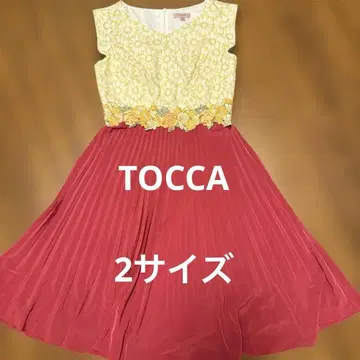 TOCCA 슬리브리스 무릎 기장 원피스 사이즈 2