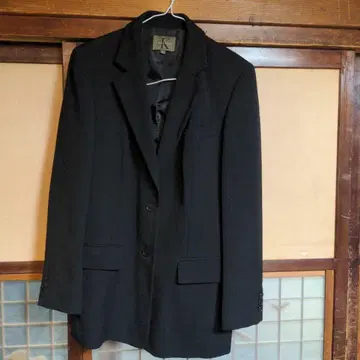 캘빈클라인 네이비 컬러 자켓 울 100%