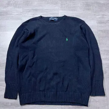 랄프 로렌 폴로 스포츠 코튼 니트 크루넥 네이비 M