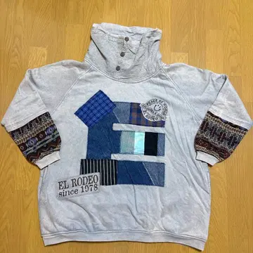 EL RODEO 패치워크 맨투맨 freee 사이즈