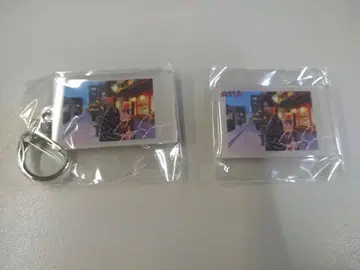 매니저 사진 아크릴 마그넷, 키링 2개 세트