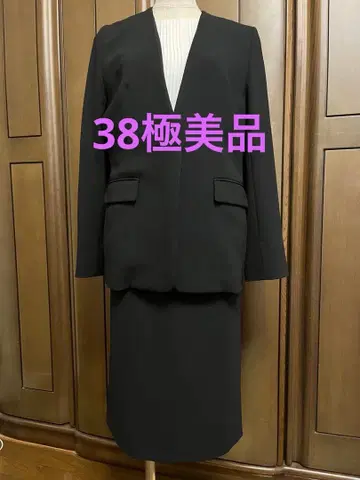 INDIVI VAI 인디비바이 노카라 수트 38 블랙