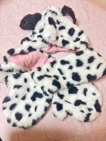 101마리 강아지 팬캡 머플러캡