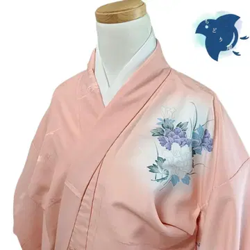 C8 치도리야 기모노 츠케사게 워셔블 기모노 화학 섬유 꽃 핑크