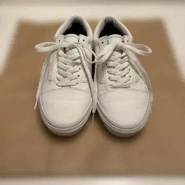 Vans 올드스쿨 PU V36CF 화이트 23.5