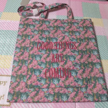 [ 미사용 새상품 ] UN BILLION 꽃무늬 토트백