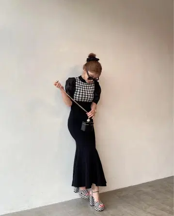 eimy istoire 깅엄 체크 원피스