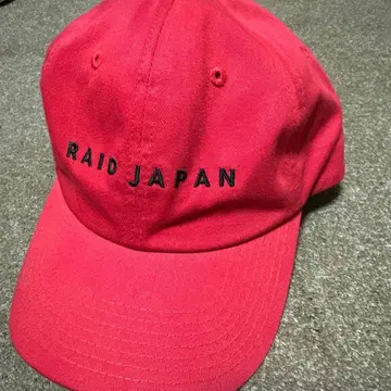 RAID JAPAN 빨간색 캡