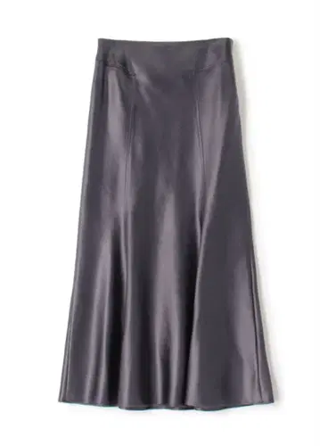 레더라이크 새틴 머메이드 맥시 스커트 34