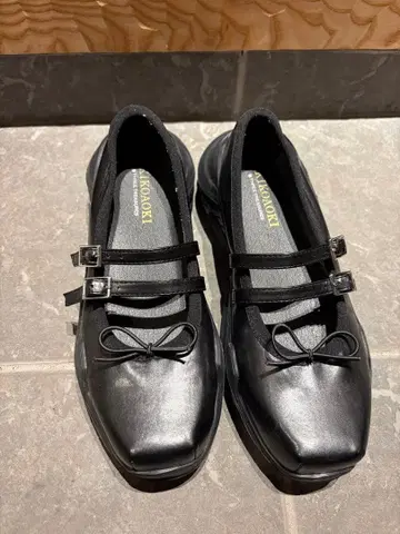 AKIKO AOKI Giselle 발레 스니커즈 리본 포함