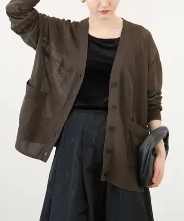 시어 V넥 가디건 IENA 미사용 새상품