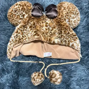 디즈니 레오파드 무늬 팬캡