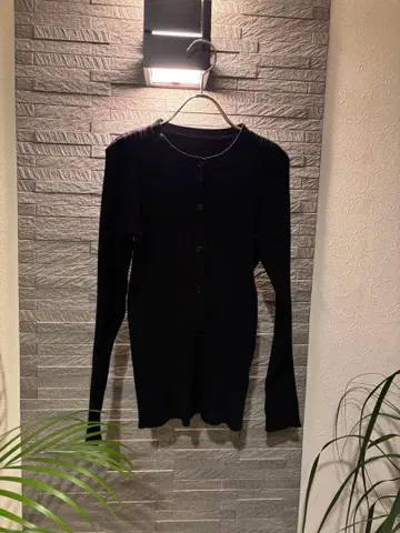 titivate 블랙 리브 가디건