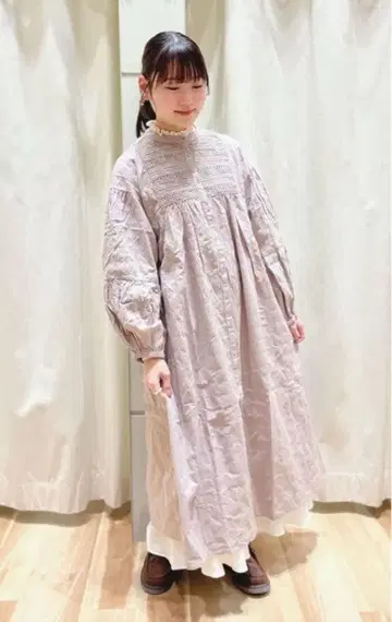 사만사 모스모스 가슴 부분 레이스 원피스 SM2 samansa mos2