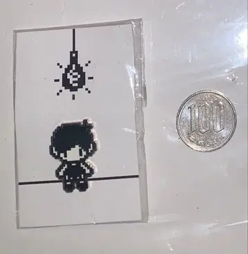 Omori 픽셀 아트 핀 배지 약 1.5cm
