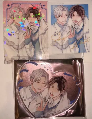 미 스요코 홀로그램 카드 클리어 카드 아크릴 코스터 아쿠코