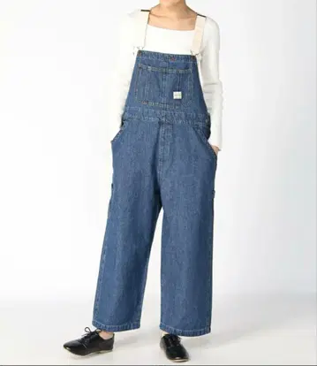 사만사 모스모스 데님 살로펫 오버롤