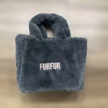 FURFUR 에코 퍼 토트백 그레이