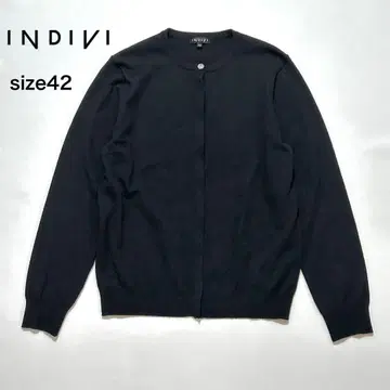 인디비 크루넥 가디건 니트