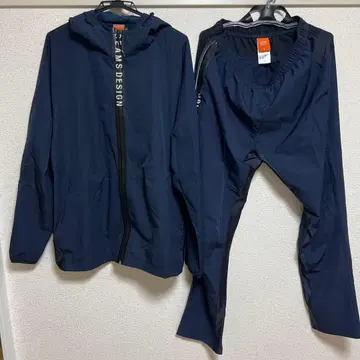 beams design 나일론 자켓 네이비