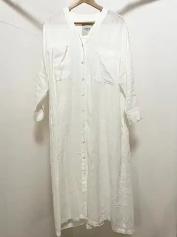 LESSAGE 저널 스탠다드 셔츠 원피스