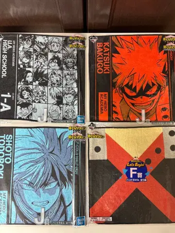 [ 히로아카 ] 제일복권 핸드 타월 5종 세트 미개봉