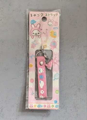 레어 레트로 마메고마 토끼 스트랩 산엑스