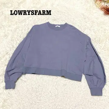 s.2025 [로리즈팜] 긴팔 티셔츠 트레이닝복 심플 블루