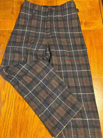 필 메란지 체크 울 팬츠 사이즈 1