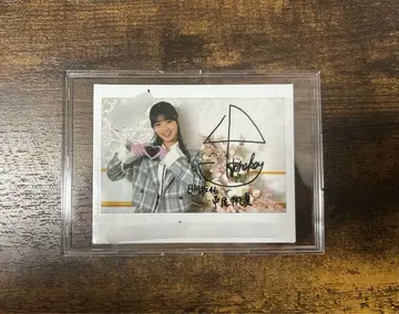 히나타자카46 히라오 호노카 유니에어4th 폴라로이드 친필 사인