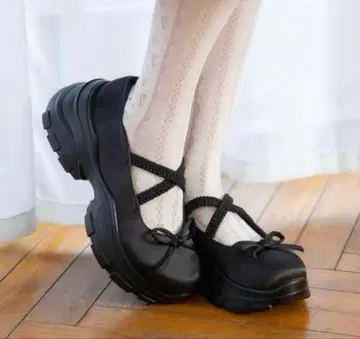 발레 슈즈 미나카타 유이 콜라보 L 사이즈 시마무라 미나유이 블랙