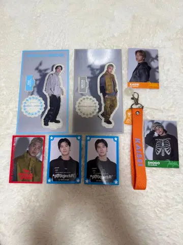 THE RAMPAGE 아크릴 스탠드, 트레이딩 카드, 네임 키링 세트