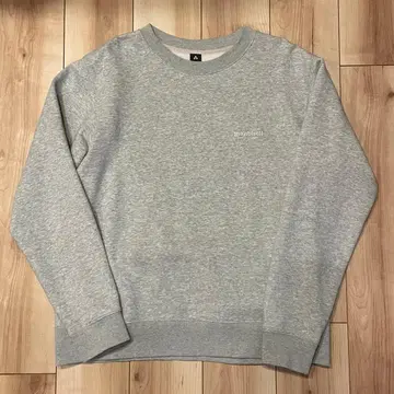 몽벨 코튼 맨투맨 그레이 사이즈 L