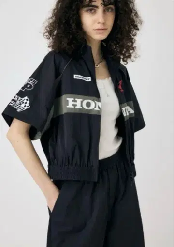 MOUSSY HONDA SHORT 트랙 자켓