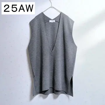 25AW SLOBE IENA 더블 페이스 니트 베스트 이번 시즌 신상