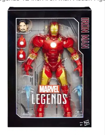 아이언맨 피규어 교환용 헤드 포함