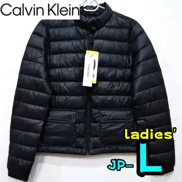 [ 새상품 ] 캘빈클라인 자켓 L 여성용 블랙 충전솜 패커블