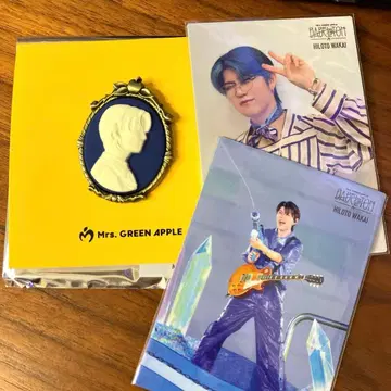 Mrs.GREEN APPLE 굿즈 카메오 핀즈&포토 카드 와카이 히로토