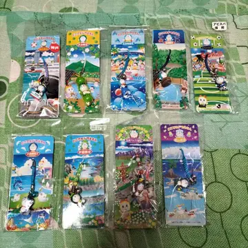 도라에몽 스트랩 세트 9개