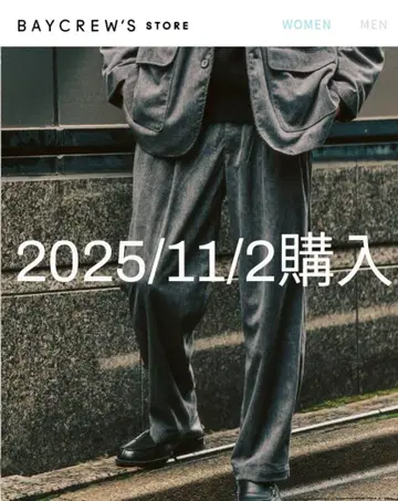 [거의 새상품] 417 EDIFICE(에디피스) P 코듀로이 2턱 팬츠