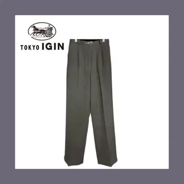 [ TOKYO IGIN ] 포멀 팬츠 11AR 블랙 허리밴딩