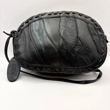 IBIZA 이비자 숄더백 가죽 타원형 블랙 크로스바디