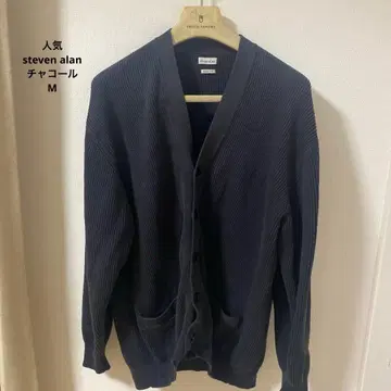 인기 steven alan 가디건 차콜 M
